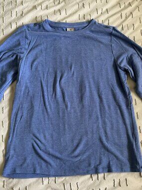 WindRiver Long Sleeve Knit Top | Blue | Size L